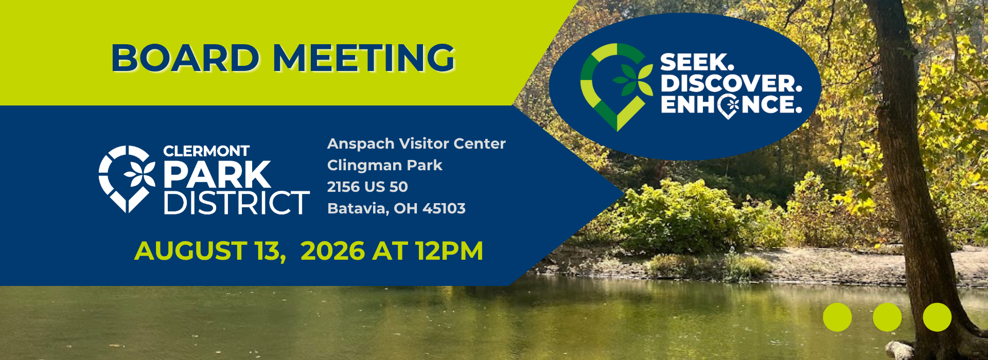 Next Board Meeting: August 13th 12PM